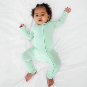 NWOT Little Sleepies Pastel Green Zippy